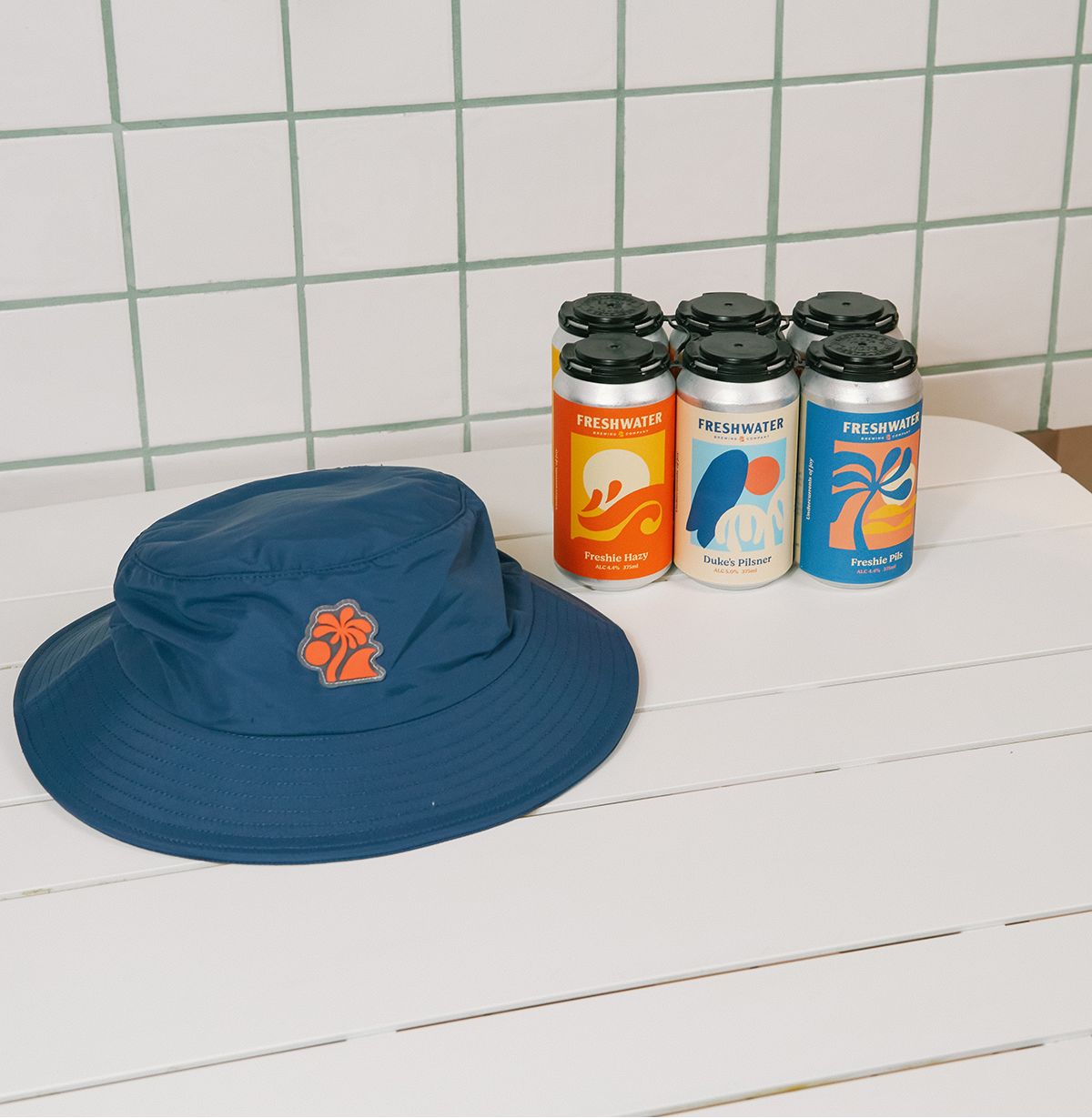 Surf Hat and Tinnies Bundle