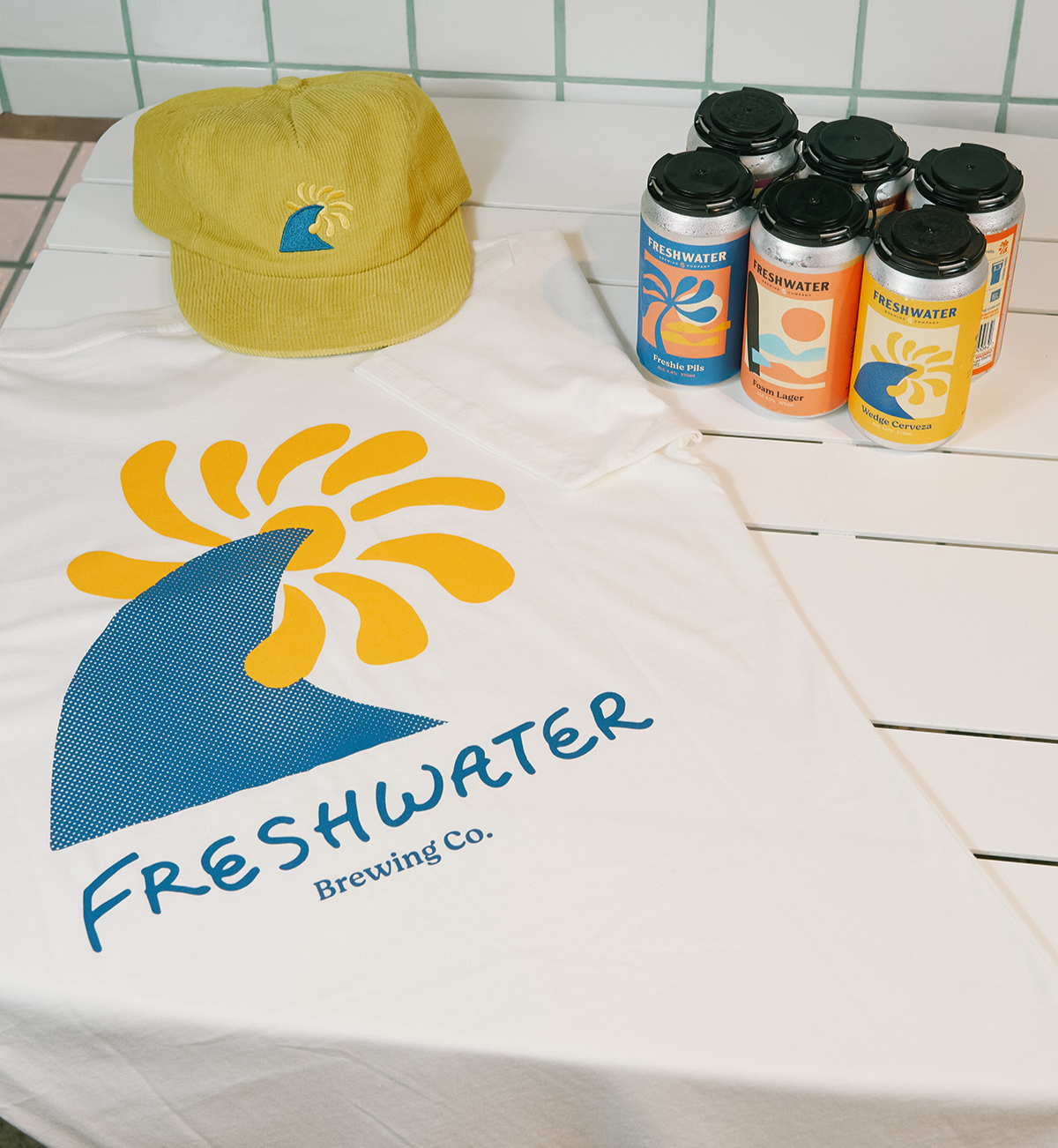 Freshie Tee, Cap and Tinnies Bundle