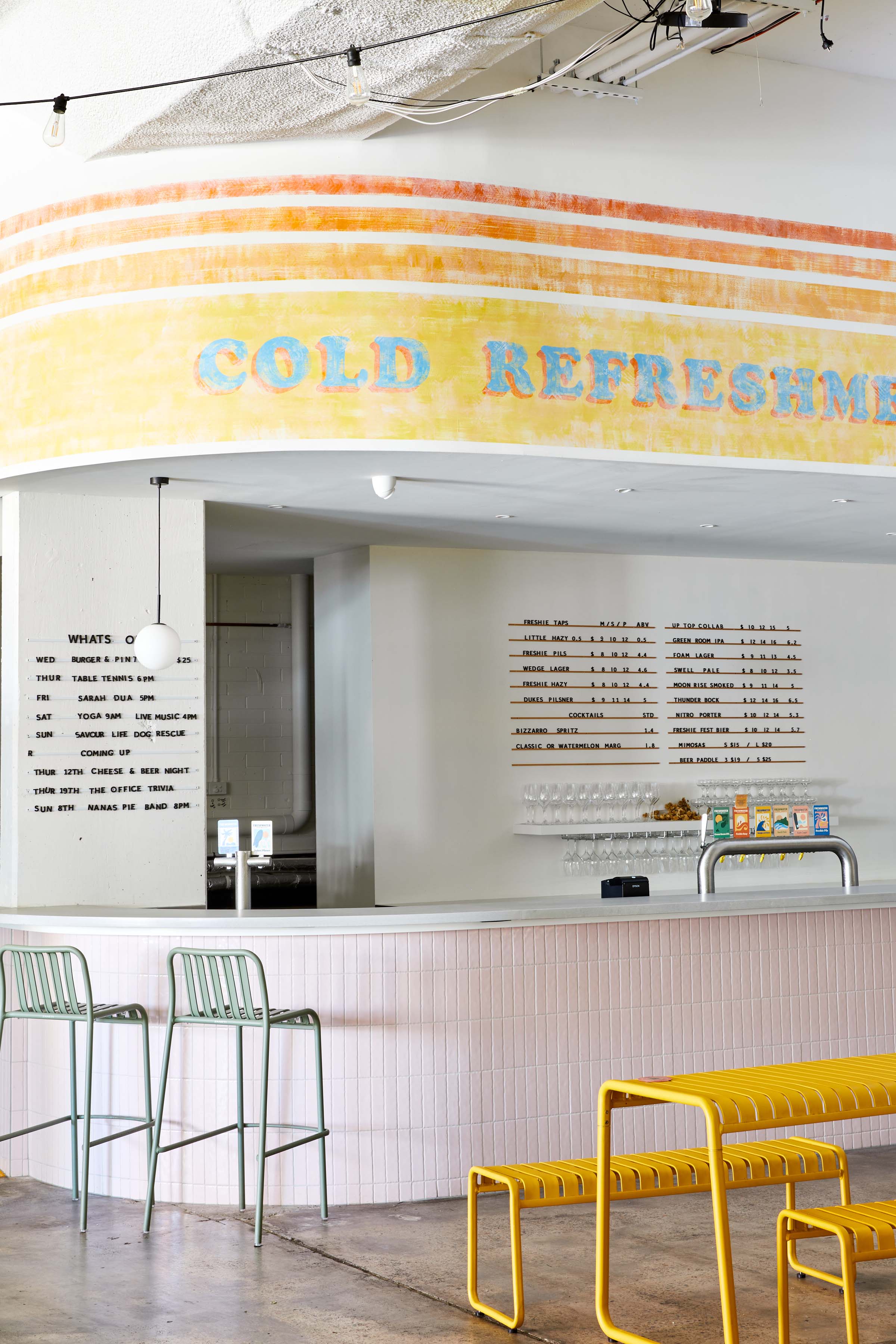 Large warehouse-style brewery bar in Brookvale