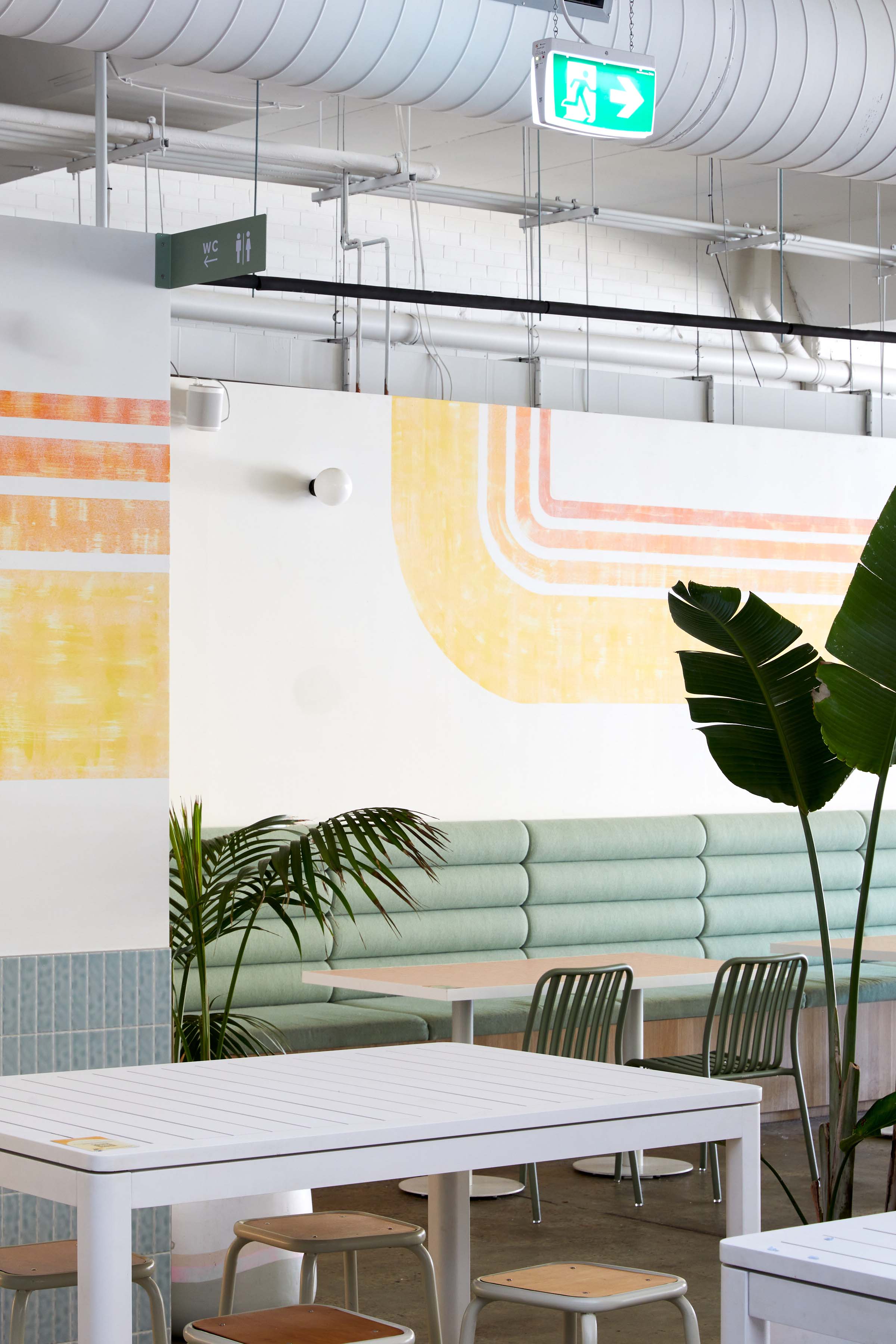 The dining area at Freshwater Brewing in Brookvale