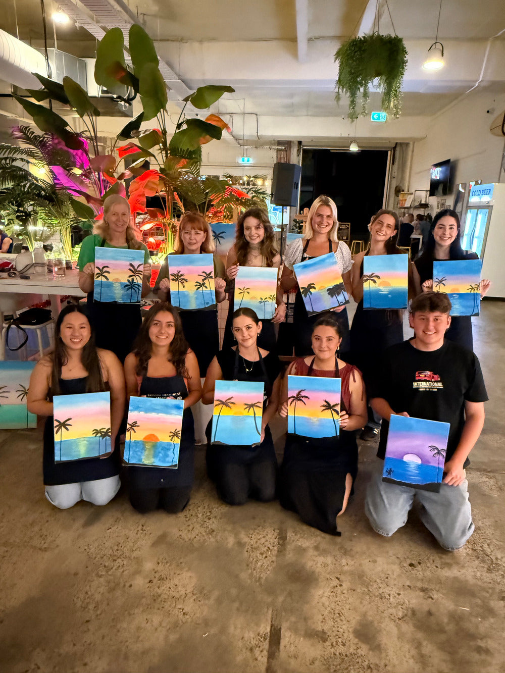 Paint and Sip - The Sunset Horizons