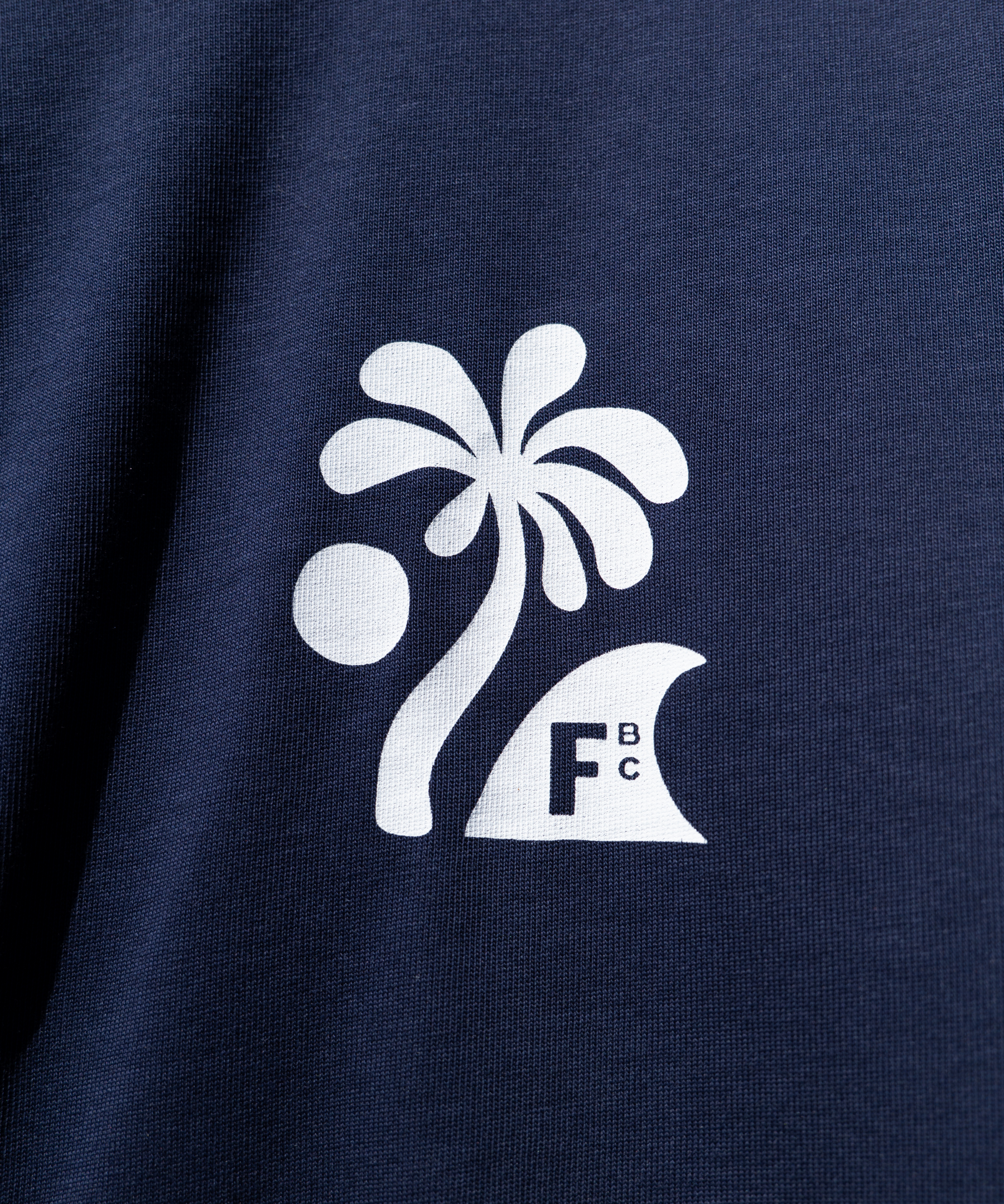 Core Crew Tee – Navy Blue + Hero Mark